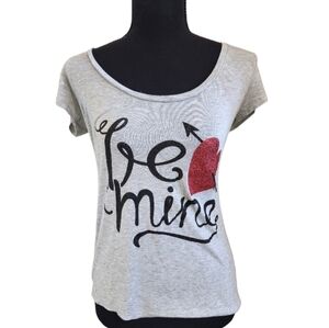 COLOR BEAR scoop neck vintage graphic tee shirt grey black red size medium